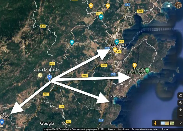 Avec Jardin Entre Porto-vecchio Et Figari - Casa Mattiste